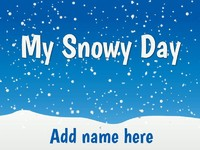 My Snowy Day - Wixie